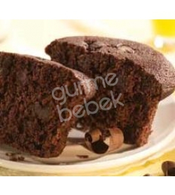 Keçiboynuzlu ve kakaolu muffin Keçiboynuzlu ve kakaolu muffin