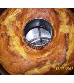Balkabaklı, tam buğday unundan şekersiz kek