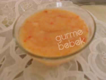 Kırmızı biberli kabak çorbası Kırmızı biberli kabak çorbası