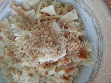 Labneli ev makarnası Labneli ev makarnası
