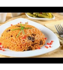 Ciğerli soğanlı bulgur pilavı Ciğerli soğanlı bulgur pilavı