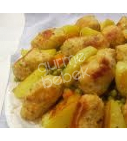 Tavuk köfte patates Tavuk köfte patates