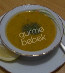 Kerevizli mercimek çorbası